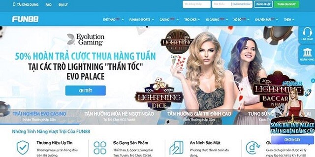 Yếu Tố Tạo Nên Sự Thu Hút Cho Sảnh Casino Của Fun88