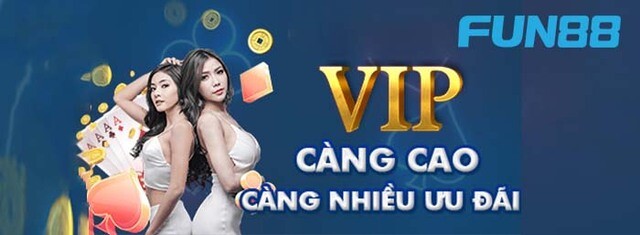 Các cấp độ khuyến mại thành viên VIP Fun88