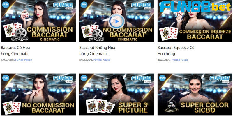 Fun88 palace là sảnh casino độc quyền được đầu tư mạnh mẽ