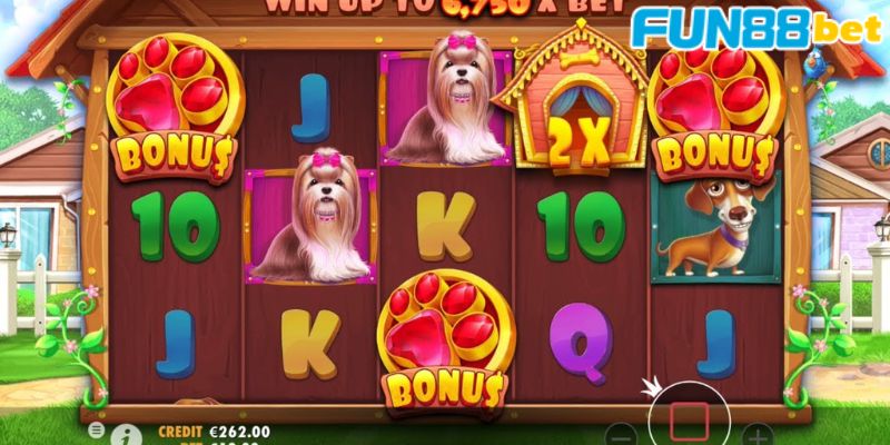 Nhà Của Cún Cưng Megaways là game slot giải trí thú vị