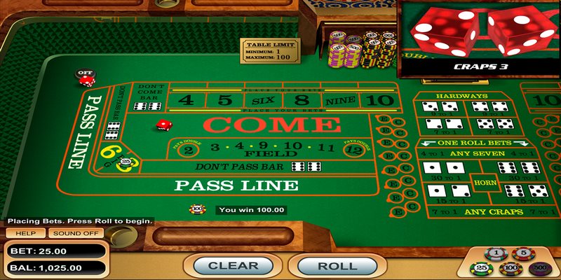 Giới thiệu về siêu phẩm Craps Fun88