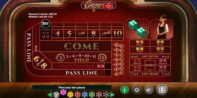 Hướng dẫn cách tham gia chơi Craps Fun88 cho người mới