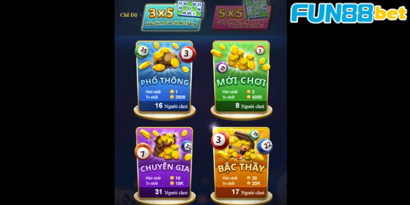 Điểm thưởng và cách thắng game Cuộn Bingo trên Fun88